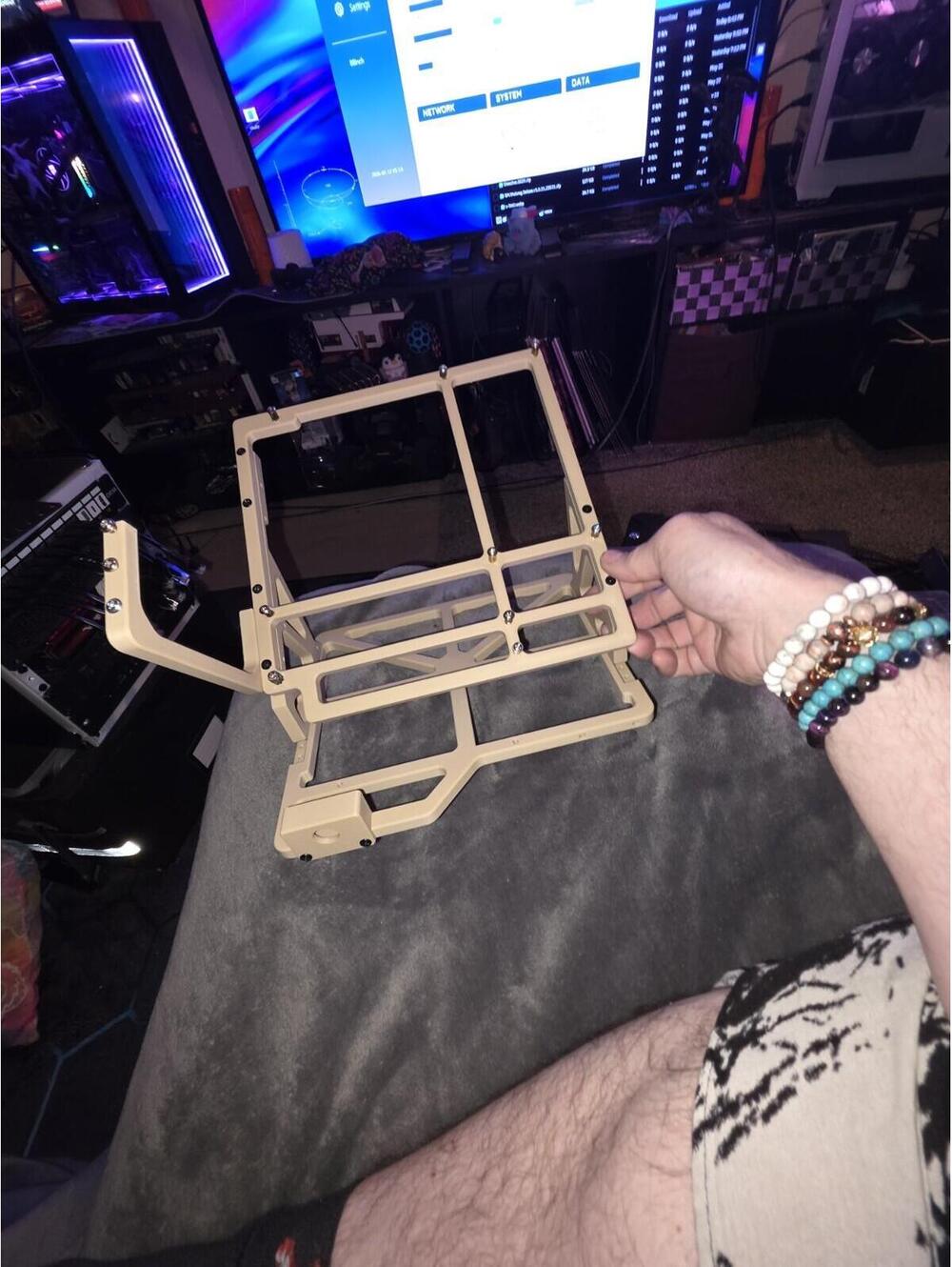 3D Printed PC Test Bench Test Bench Open Air Frame PC Case for ITX MATX (PETG)